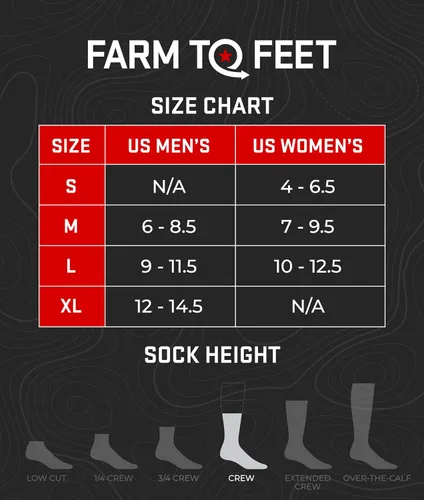 Vista 4 de Farm to Feet Calcetines ligeros de lana merino de Damasco