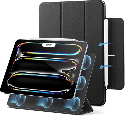Vista 27 de ESR Funda para iPad Pro de 11 pulgadas, iPad Pro 11 Funda Folio (2022/2021/2020, 4ª/3ª/2ª generación), conexión magnética conveniente, soporte de 2