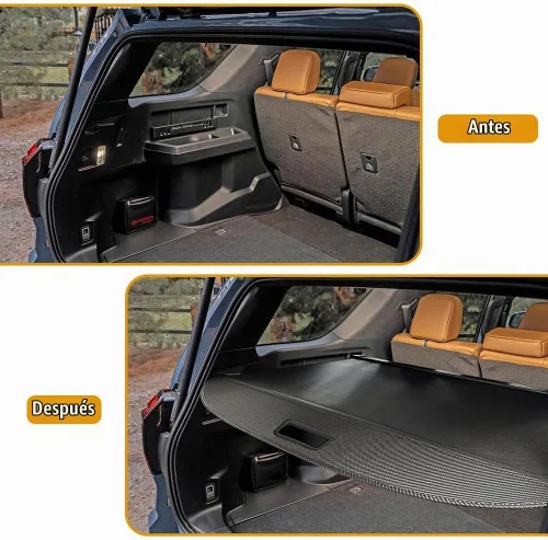 Vista 5 de 4Runner 2025 2026 Cubierta de carga, accesorios para 4Runner 2025 2026, organizador retráctil para maletero, protector de seguridad, cubierta Tonneau