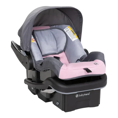Vista 3 de Baby Trend Sistema de viaje Passport Cargo de bambú rosa con moisés Lil' Snooze Deluxe III