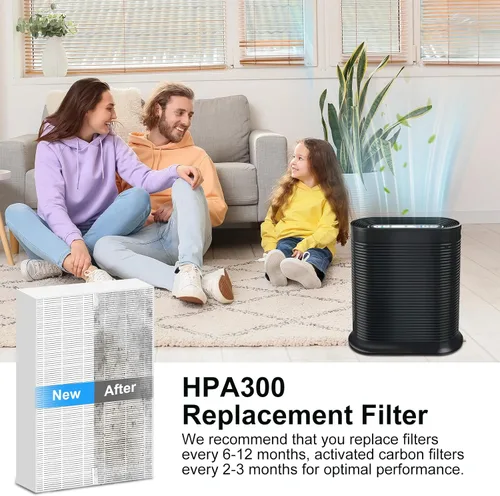 Vista 5 de Honeywell - Juego de 6 filtros de repuesto para purificadores de aire Honeywell HPA300 HPA200 HPA100 - Compatible con HPA300 HPA090 HPA250 Series