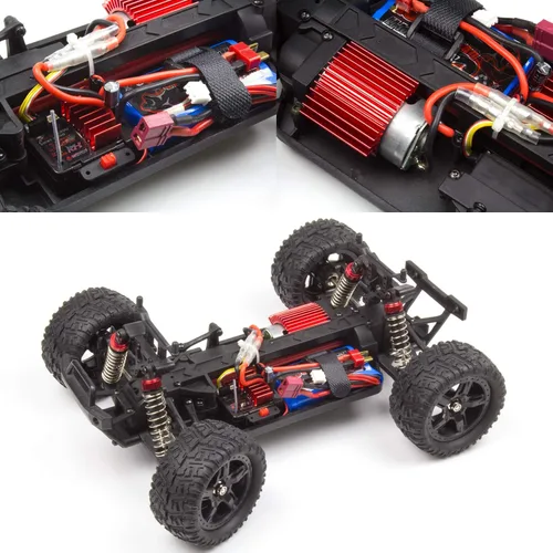Vista 4 de Cheerwing 1:16 escala todo terreno RC coche, 40KM/H de alta velocidad 4WD control remoto Monster Truck, 4X4 Off-Road Truck