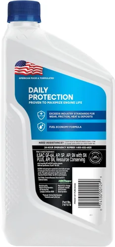 Vista 2 de Valvoline Daily Protection 10W-30 Aceite de motor convencional, 1 cuarto de galón