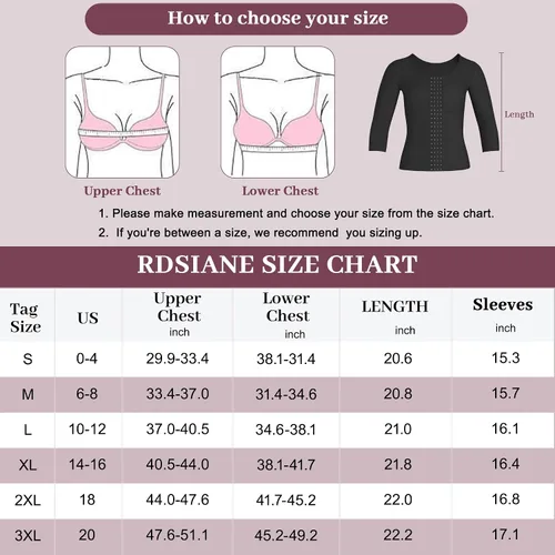 Vista 7 de RDSIANE Fajas adelgazantes para adelgazar la cintura con control de abdomen Body Shaper Cintura Trainer Body Body con compresión de brazos