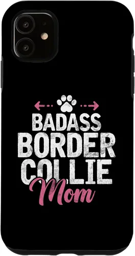 Vista 5 de Funda para iPhone 15 Badass Border Collie Mom