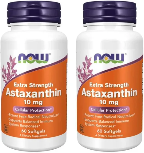 Vista 9 de Now Suplementos, Astaxantina 10mg, Zanthin®, Fuerza Extra, 30 Cápsulas Blandas