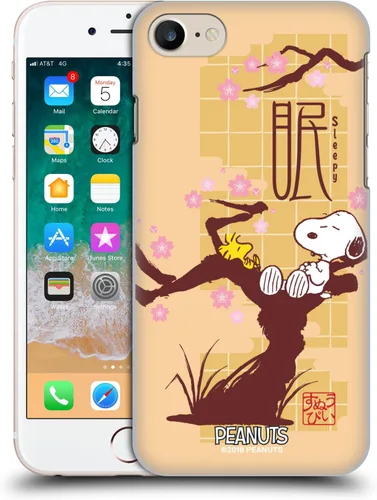 Vista 55 de Head Case Designs Funda rígida con licencia oficial de Peanuts Charlie Brown Oriental Snoopy compatible con Apple iPhone 7/8/SE 2020 y 2022