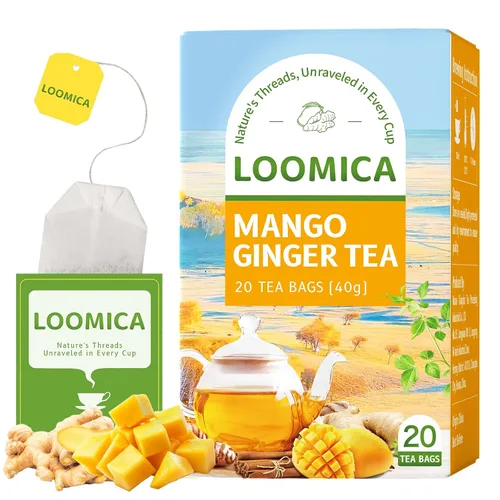 Vista 21 de LOOMICA Té verde de jazmín descafeinado, descafeinado, suave y refrescante, bolsas de té verde jazmín, naturalmente fragante con flores frescas