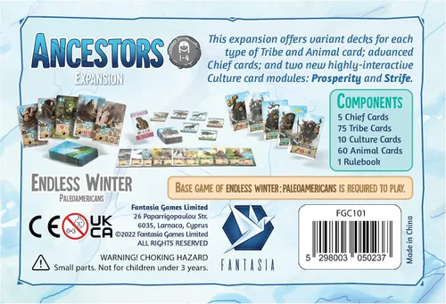 Vista 3 de Endless Winter Paleoamericans Ancestors - Expansión del juego de mesa Juego de estrategia prehistórica para adultos y niños A partir de 12 años