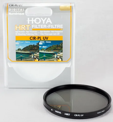 Vista 5 de Hoya Filtro polarizador circular (HRT CIR-PL UV) - Filtro polarizador de 2.047 in con vidrio absorbente UV, película de transparencia de alta