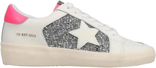 Vista 3 de VINTAGE HAVANA Womens Positivity 4 Glitter Sneakers Shoes Casual - Pink, Silver, White