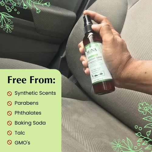 Vista 6 de MONA Desodorante en aerosol natural para zapatos, eliminador de olores de pies, desodorante de pies para pies apestosos, ambientador de automóviles