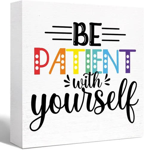 Vista 14 de Letrero inspirador de madera con texto en inglés «You Are Capable Of Amazing Things» («You Are Capable Of Amazing Things»)