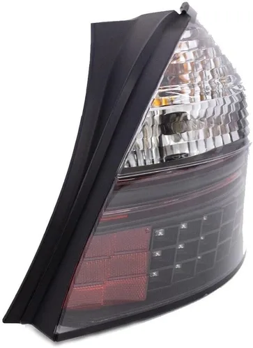 Vista 4 de Par de luces traseras LED de freno trasero negro compatible con Yaris Hatchback 2006 2007 2008