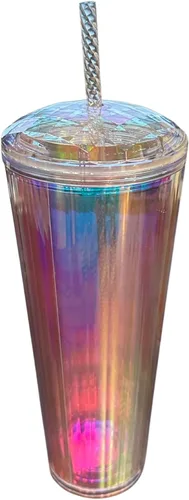 Vista 2 de Starbucks Vaso de cúpula de unicornio con pajita