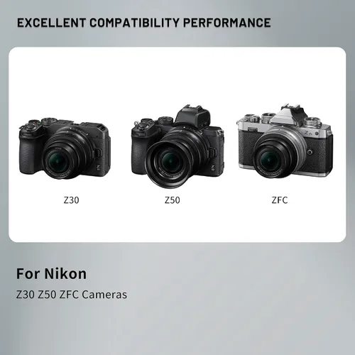 Vista 5 de Paquete de 2 baterías de repuesto EN-EL25 EN-EL25a con puerto de carga rápida USB-C compatible con cámara Nikon ZFC / Z30 / Z50, cargador MH-32