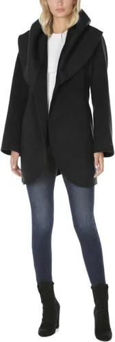Vista 17 de TAHARI Women's Marilyn Double-Faced Wool Blend Peacoat Ceniza
