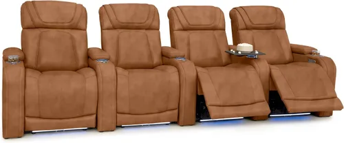 Vista 26 de Seatcraft Caliente Asiento de cine en casa Tabaco Sillón Individual