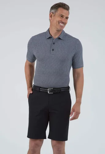 Vista 7 de IBKUL Polo de manga corta para hombre con protección solar UPF 50+ Icefil Cooling Tech Mini Check 94754