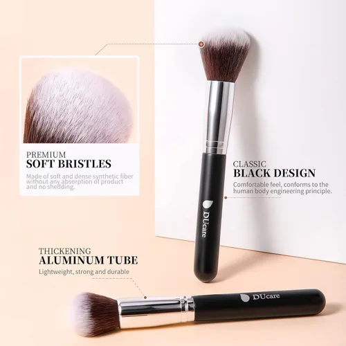 Vista 6 de DUcare Brochas de maquillaje + limpiador de brochas de maquillaje