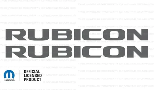 Vista 4 de Vinilo adhesivo gráfico del capó Rubicon/Adhesivo para calcomanías, compatible con Jeep Wrangler JK (2007-2018) Rosa bebé CSOFTPINK (Juego de 2)