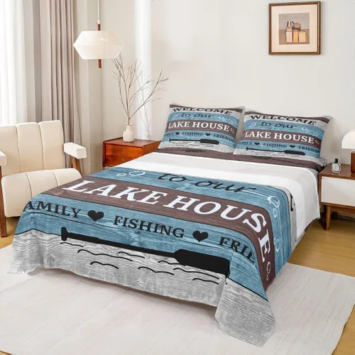 Vista 10 de Erosebridal Juego de sábanas de ancla náutica, sábanas de brújula oceánica, tamaño individual para niños, adolescentes, adultos, decoración