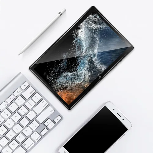 Vista 9 de SPARIN Paquete de 2 protectores de pantalla para Galaxy Tab A8 de 10.5 pulgadas 2022 (SM-X200/X205/X207), película transparente HD de vidrio