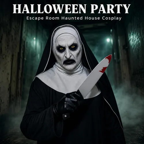 Vista 6 de greenbar Máscaras gritando, máscaras de fantasma, máscaras de Halloween
