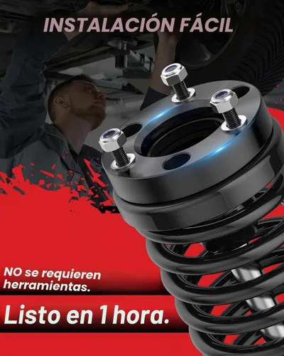 Vista 6 de PROEZE Kit de nivelación de elevación delantera de 1.5" para F150 2004-2024, Expedition 2003-2018, Mark LT 2005-2008, Kit de espaciadores