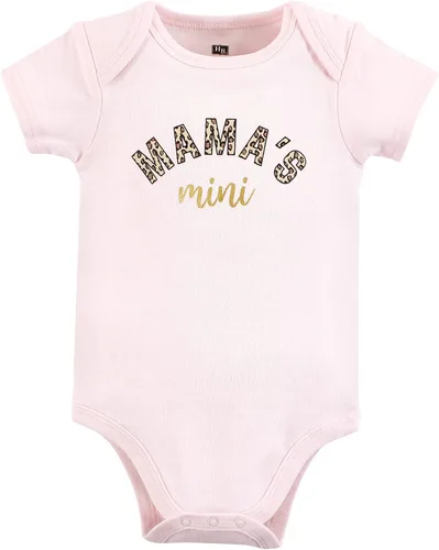 Vista 376 de Hudson Baby baby-girls Cotton Bodysuits 3-pack