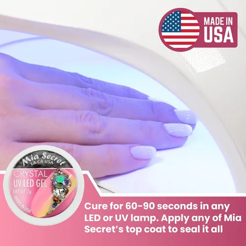Vista 6 de MIA SECRET - Gel UV/LED de cristal 0.18 oz.