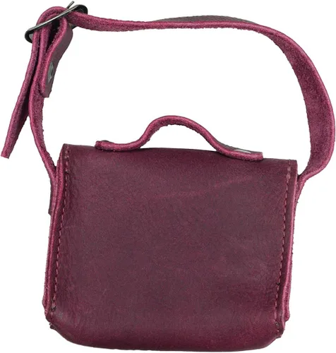 Vista 3 de Hide & Drink, Mini bolso de mensajero hecho a mano de cuero de grano completo