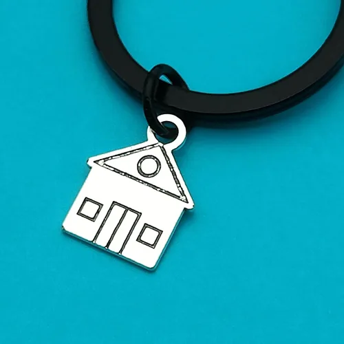 Vista 6 de New Home Keychain New House Keychain Housewarming Gifts for New Homeowner First Home Gifts Moving in Gifts
