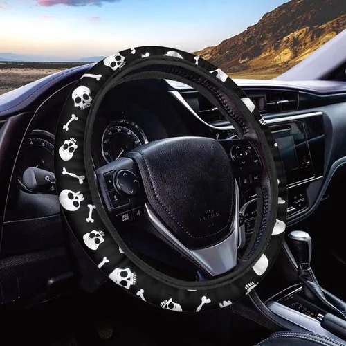 Vista 35 de Asian Dragon - Funda universal para volante de automóvil, accesorios interiores de automóvil, lavable, transpirable, funda para volante