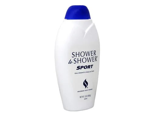 Vista 3 de Shower to Shower Polvo corporal absorbente, Sport, botellas de 13 onzas (paquete de 2)