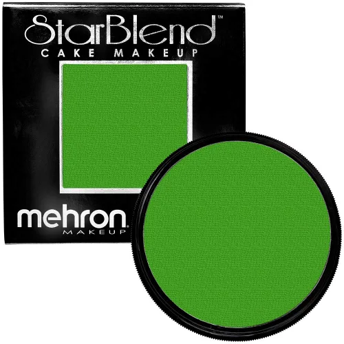 Vista 4 de Mehron Makeup StarBlend Maquillaje en Pastilla Polvo Prensado Húmedo/Seco Base en Polvo Pintura Facial y Corporal Marrón Sable 2 oz (56g)