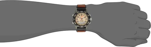 Vista 6 de Timex T45181 Expedition - Reloj combinado de resina de nailon marrónverde MarrónVerdeBronceado Relojes de vestir