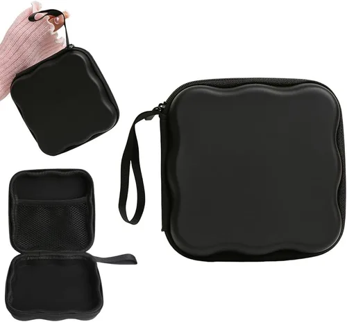 Vista 24 de Funda de almacenamiento para cargador, diseño de ondas, protector de cargador de viaje, organizador de cables para auriculares, caja