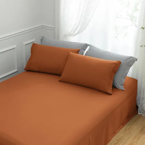 Vista 7 de Aormenzy Fundas de almohada de microfibra, tamaño estándar, calabaza Calabaza Caramelo