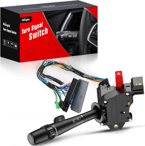 Vista 13 de Nilight Interruptor de Señal de Giro Compatible con 1995 1996 1997 1998 1999 Chevy C1500 K1500 Pickup Tahoe GMC C1500 K1500 Pickup Yukon 1995-2000