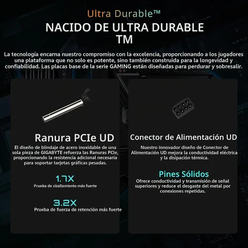Vista 3 de GIGABYTE Placa base B550M Gaming X WIFI6, compatible con procesadores AMD AM4 Ryzen 5000, Micro-ATX, DDR4, 2X M.2, PCIe 4.0, WIFI6, LAN de 1GbE