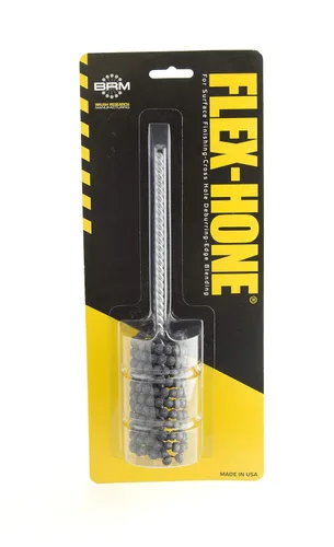 Vista 75 de Brush Research pulidor cilíndrico FLEX-HONE, serie BD, abrasivo de carburo de silicio, 1