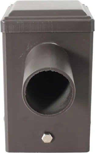 Vista 7 de Adaptador de espiga horizontal cuadrado de 180 grados con 2 brazos para poste cuadrado de 4 pulgadas, 2 soportes de montaje horizontales más gruesos