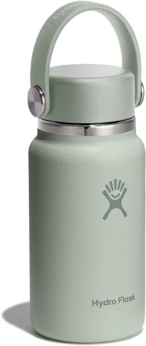 Vista 2 de Hydro Flask Micro Bottle - Mini frasco aislado a prueba de fugas para bolso o bolsillo en 6.7 onzas, verde agave