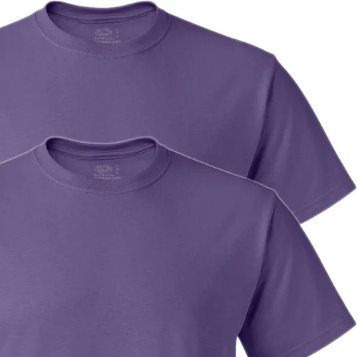 Vista 5 de Fruit of the Loom Camisetas de algodón ligero para hombre (manga corta y larga)