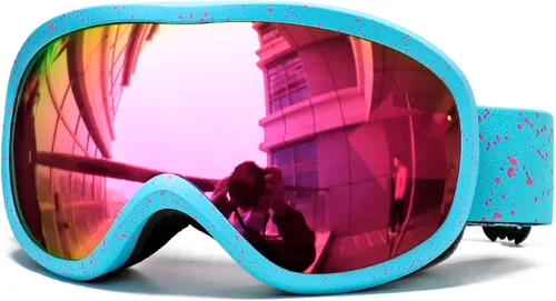 Vista 10 de SPOSUNE Gafas de Esquí Sobre Gafas con Lente Doble, Gafas de Nieve Anti-empañamiento Anti-UV para Hombres Mujeres Jóvenes Esquí Moto de Nieve