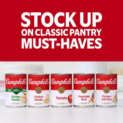Vista 6 de Campbell's Condensed Healthy Request - Sopa de tomate, lata de 10.75 onzas (paquete de 12) (el embalaje puede variar)