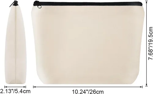 Vista 7 de Bolsa de maquillaje personalizada para regalos de damas de honor, regalos de boda para dama de honor, matrona de honor, regalo personalizado