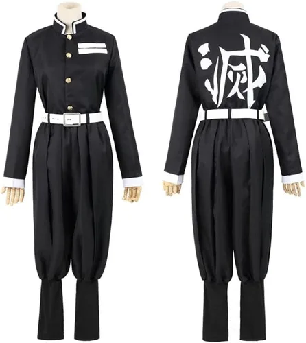 Vista 3 de Disfraz de anime para mujer, traje completo de Kochou para fiesta de Halloween