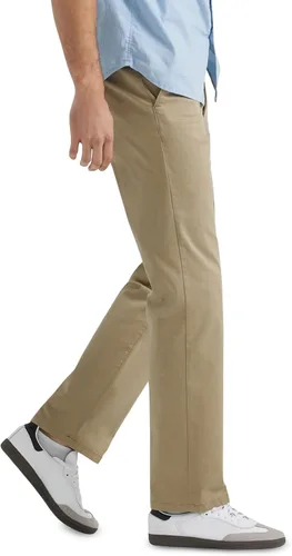 Vista 2 de Lee Extreme Motion Pantalón regular recto sin pliegues al frente para hombre